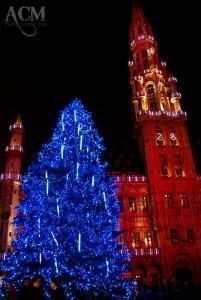 Christmas in Grand Place Christmas in Grand Place