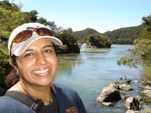 Tez in New Zealand Smiling in the New Zealand sunshine