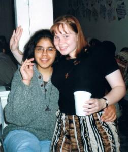 LeeAnn and Megan during the Uni days. LeeAnn and Megan during the Uni days.