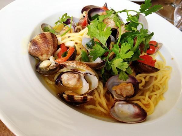 Delicious pasta at La Mamma