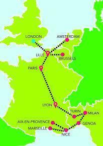 iDBUS destinations in Europe