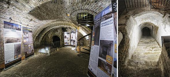 In the basement of the tourist office, you can see the tunnels under the city.