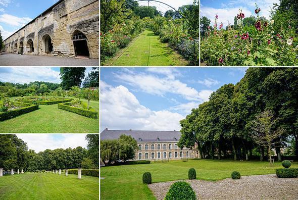 The pretty gardens of Vaucelles