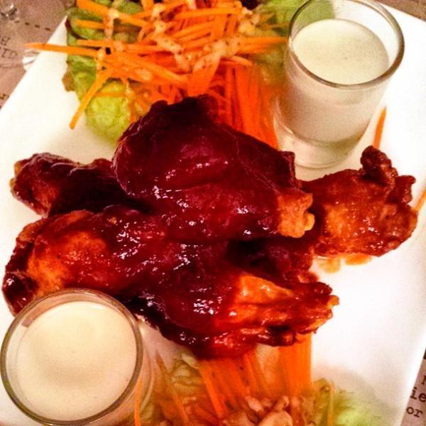 Spicy, Sweet, and Tangy Hot Wings at Cool Bun