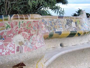 Detail of the Wavy Bench