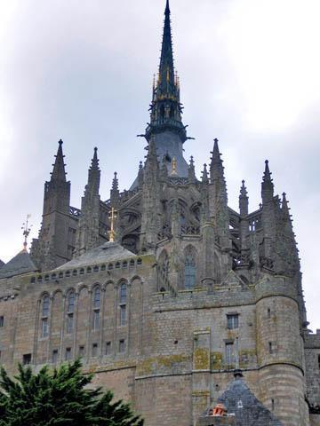 The abbey is the crown atop the Mont.