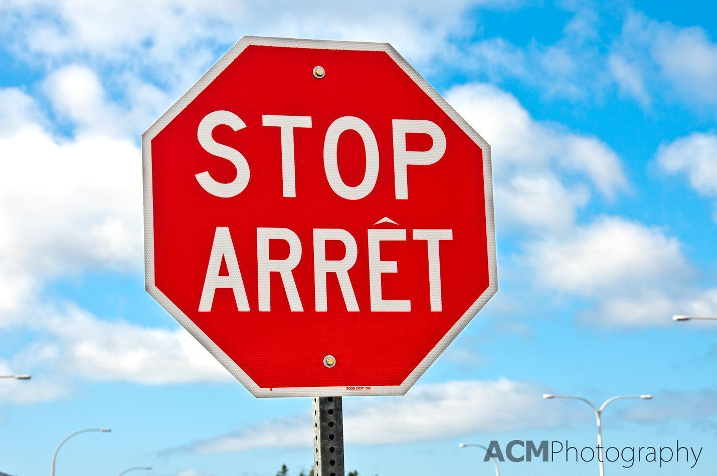 Multilingual Stop Sign