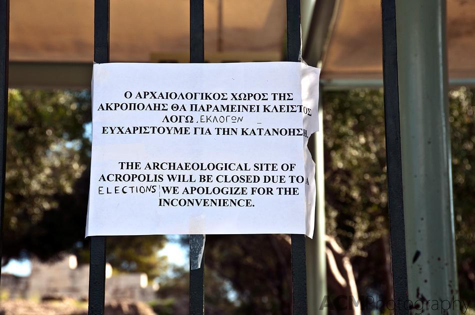 Acropolis Closed