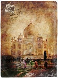 Taj Mahal, Agra, India - Forgotten Postcard