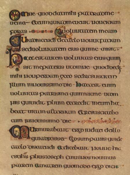 Script Page of the Book of Kells