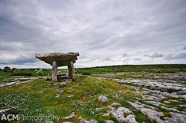 The Poulnabrone Dolmen in the Burren, Ireland