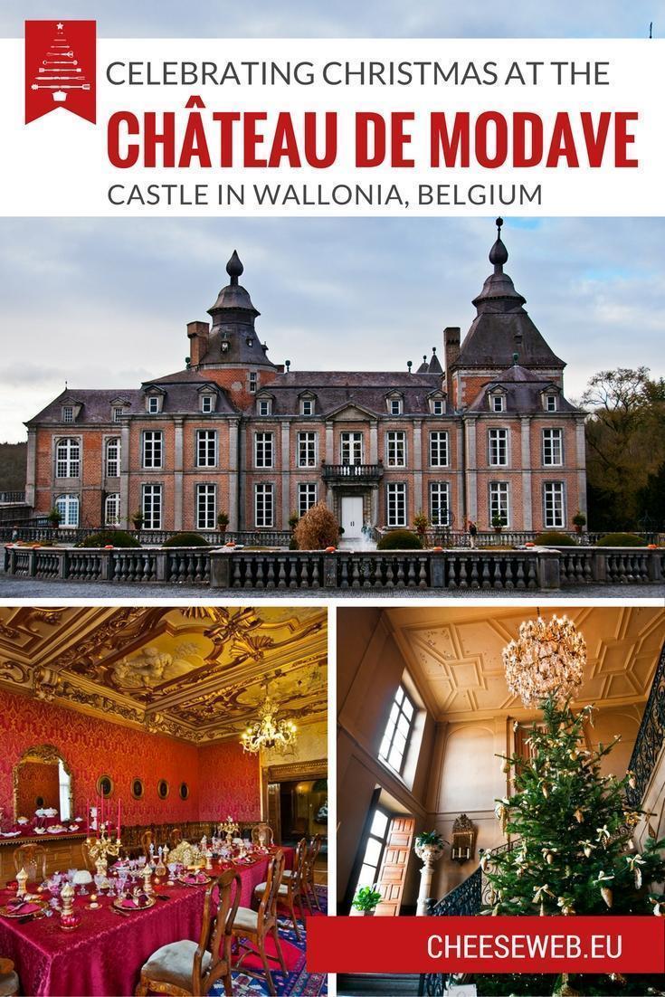 Christmas at the Chateau de Modave Castle, in Belgium