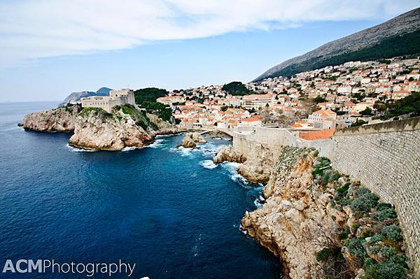 A perfect view of Dubrovnik from the city walls