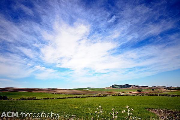 Andalusia - Rolling fields and blue skies