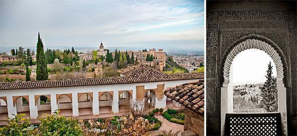 View of the Alhambra from the Generalife Palace