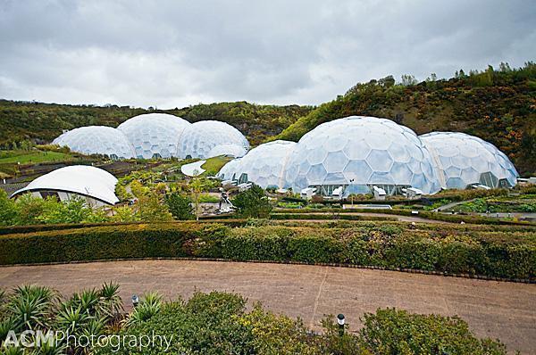 The domes of the Eden Project, Cornwall, England