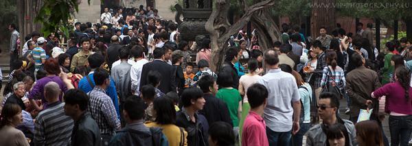 Crowds in China