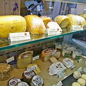 Yum, Fresh Belgian Cheese at Le Fraysse