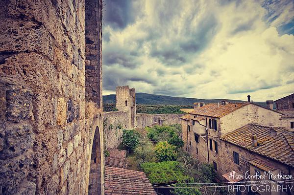 View from the Monteriggioni Castle walls