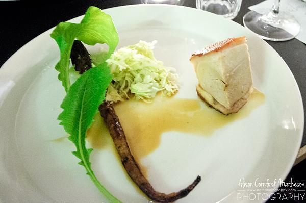Piglet, salsify and cabbage