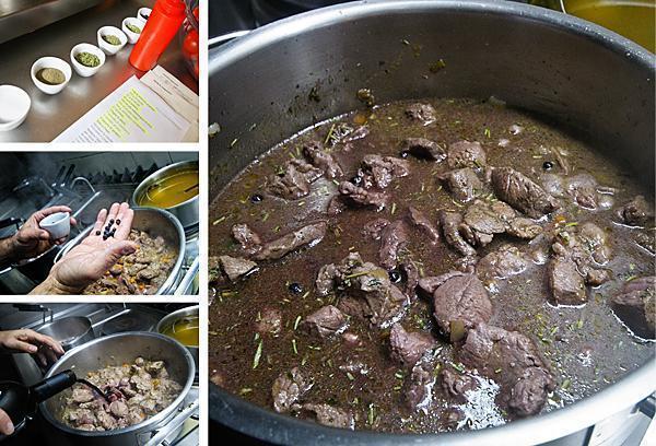 Spezzatino Di Cinghiale Boar stew in the making