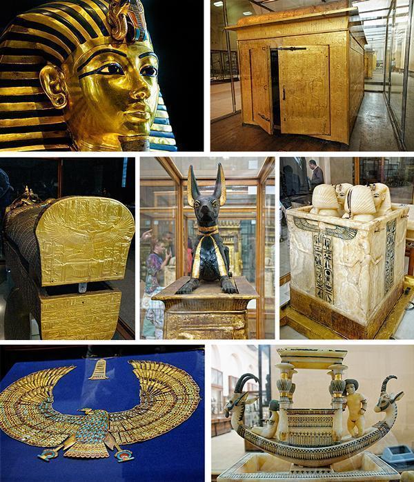 A small taste of the treasures pulled from King Tut's tomb