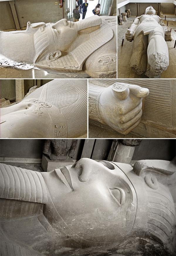 The Giant Ramses carved from a single stone