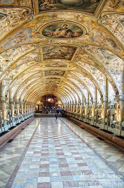 The stunning Antiquarium at the Residenz Palace