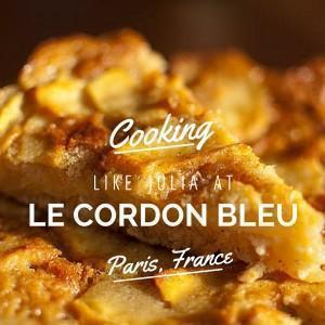 Cooking like Julia at the Cordon Bleu, Paris, France