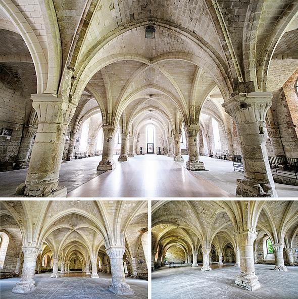 The beautiful Scriptorium at Vaucelles Abbey