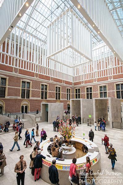 The new main entrance hall of the Rijksmuseum