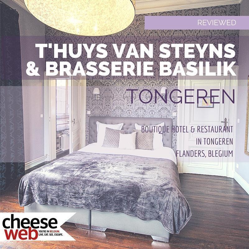 We review t'Huys Van Steyns boutique Hotel and Brasserie Basilik restaurant in Tongeren, Belgium
