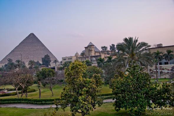 A view worth waking up to in Egypt.