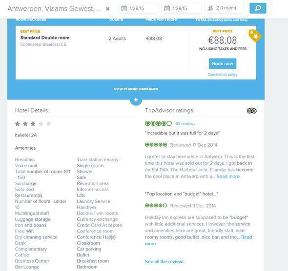 Check Trip Advisor reviews without leaving Yonderbound