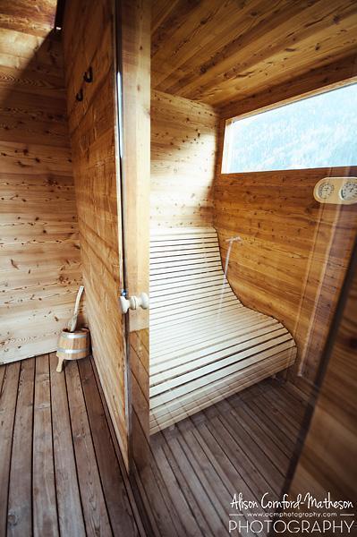 ...and comes with its own sauna