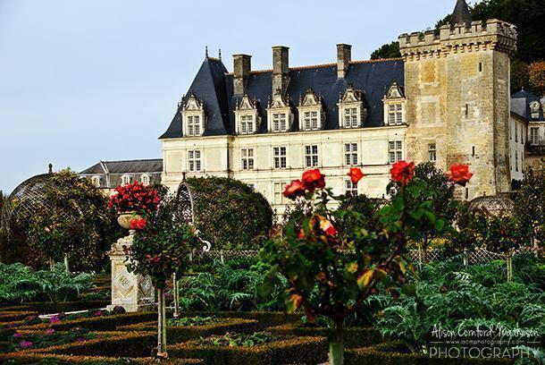 In this photo of the gardens at Chateau Villandry in France's Loire Valley, I hid other visitors behind the bushes. 