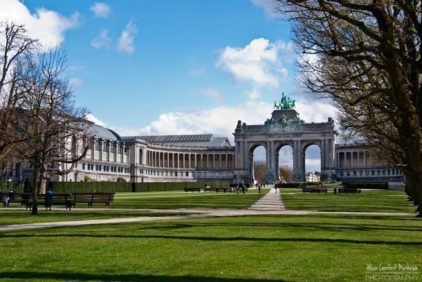 Parc Cinquantenaire is a great spot for a run, whatever your speed