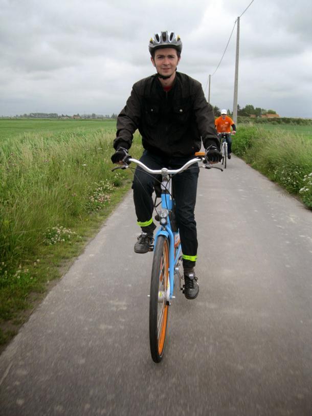 Rented in Ostend, ridden all the way to De Panne. It's easy to sightsee Belgium by Blue Bike.