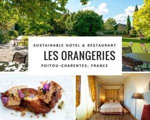 Eco Hotel and Restaurant Les Orangeries in Poitou-Charentes, France