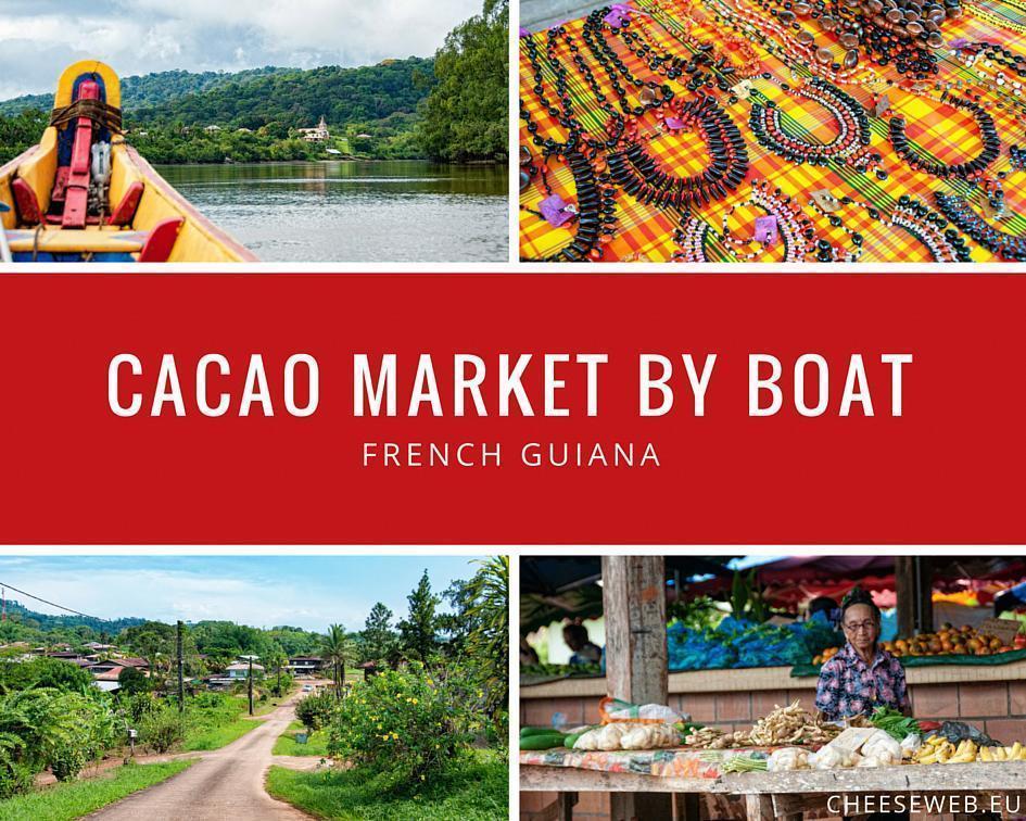 French Guiana's Cacao Market by boat