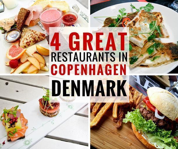 4 top Restaurants in Copenhagen, Denmark