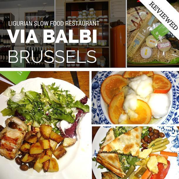 Via Balbi Restaurant, in Brussels, Belgium, offers a taste of Ligurian slow food straight from the Italian Riviera to your plate.