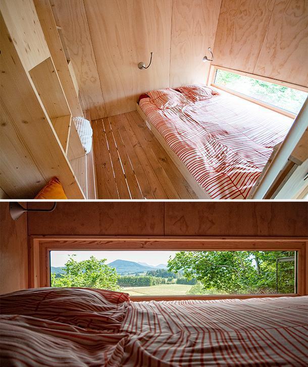 We could even enjoy the view from our loft bedroom