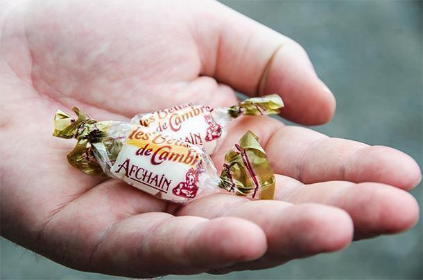 Bêtises de Cambrai are minty candies from Nord-Pas-de-Calais