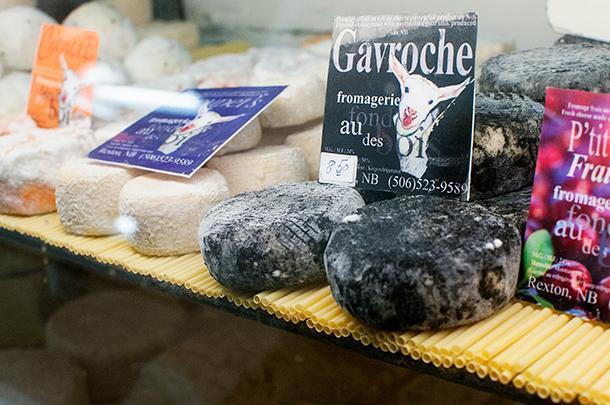 New Brunswick goat cheese at Fredericton's farmer's market
