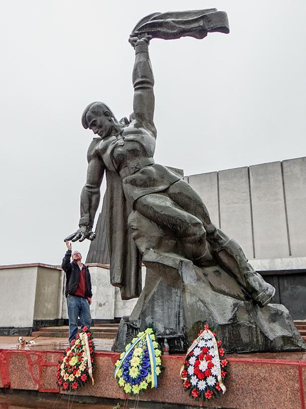 Communist Statue, Kolomyya, Ukraine