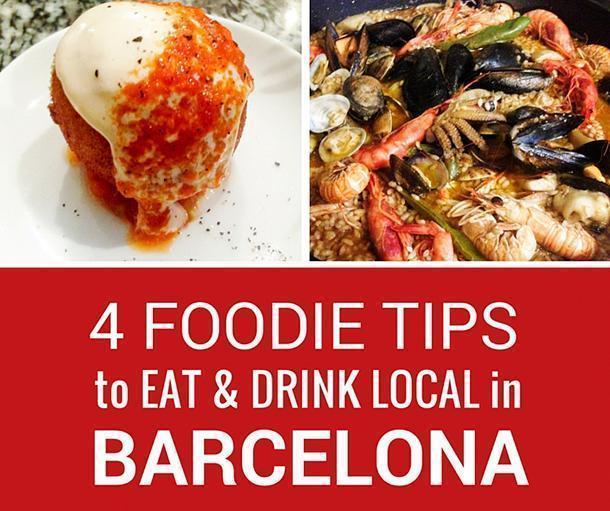 4 Places to eat and drink local in Barcelona, Spain
