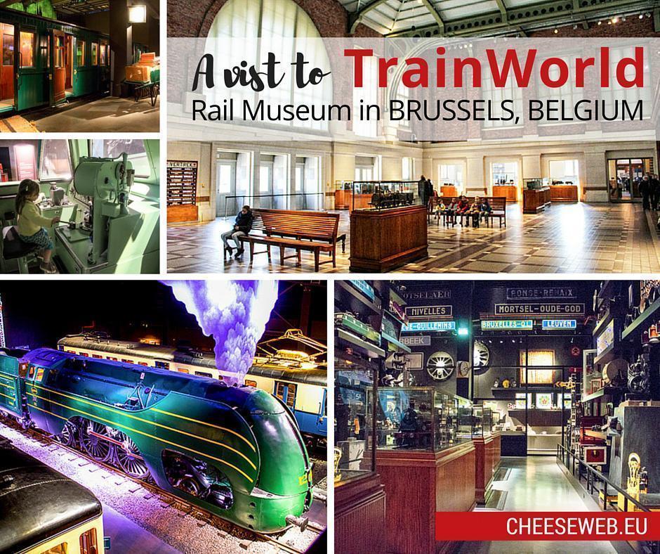 Train World rail museum in Brussels, Belgium