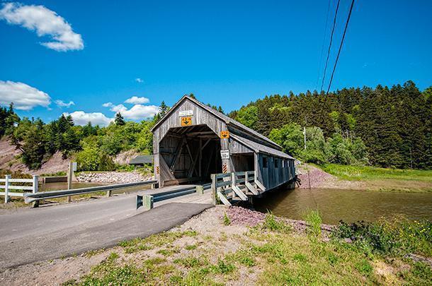 St Martins is home to two covered bridges
