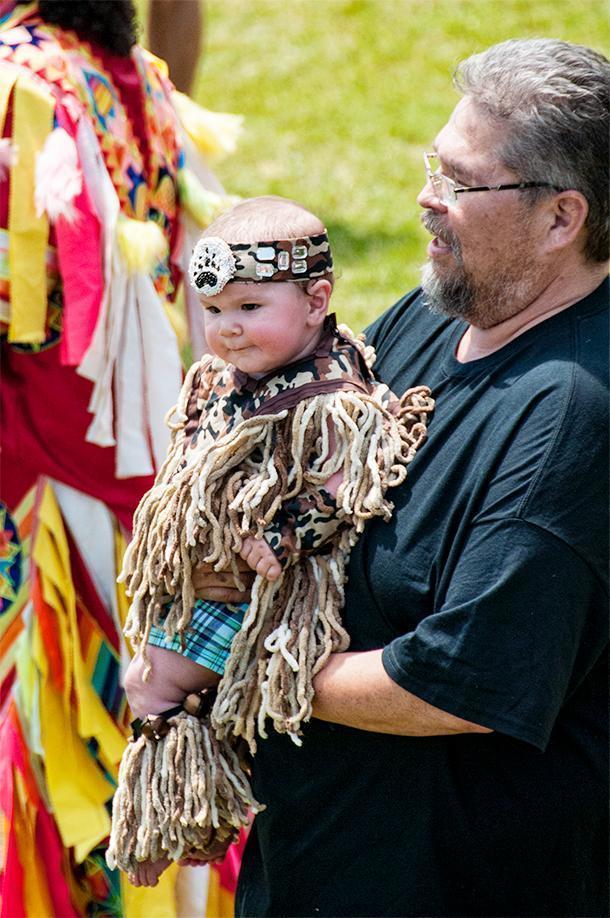 All ages were encouraged to participate in the Intertribal dances